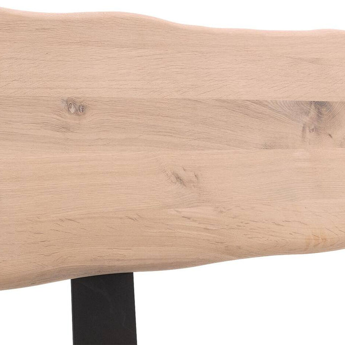 Goossens Bedframe Slade, Bedframe 180 x 200 cm hoofdbord organisch