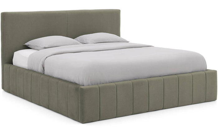 Goossens Bedframe Carte - 160 x 200 - Velours groen 11 - Fluweel
