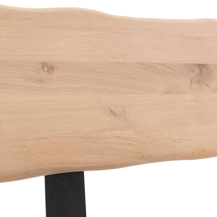 Goossens Bedframe Slade, Bedframe 180 x 210 cm hoofdbord organisch