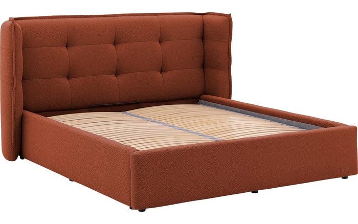 Goossens Gestoffeerd Bedframe Canon - 140 x 200 - Stof boucle