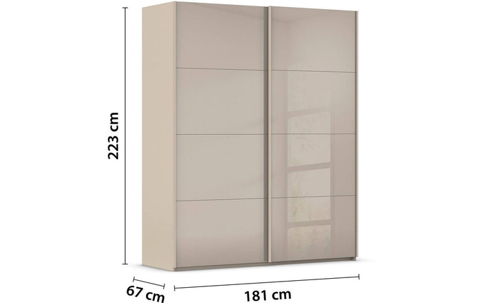 Goossens Kledingkast Finca in hoogwaardig meubelplaat