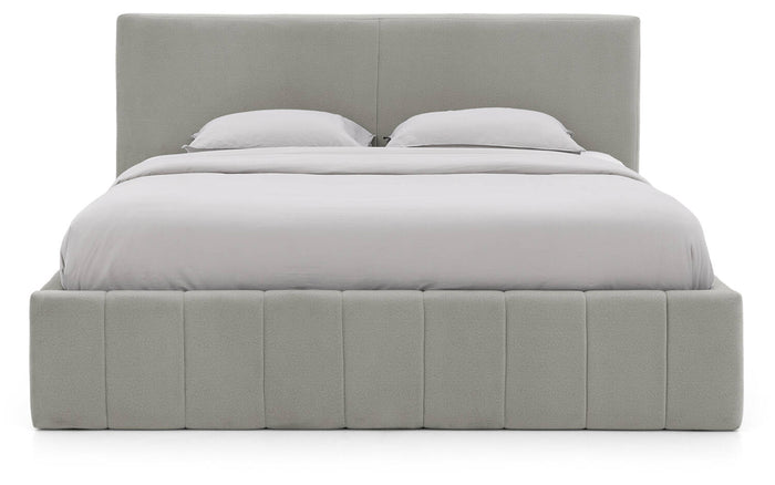 Goossens Bedframe Carte - 180 x 200 - Velours grijs 4 - Fluweel