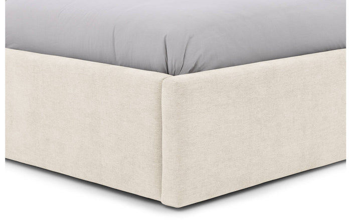 Goossens Bedframe Mysen Storage - 140 x 200 - Stof fijn geweven