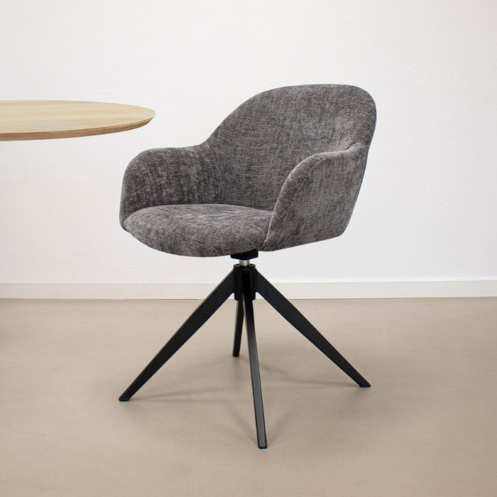 Kick draaistoel Matt - Donkergrijs