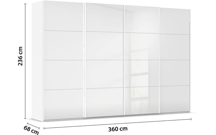 Goossens Kledingkast Finca in hoogwaardig meubelplaat