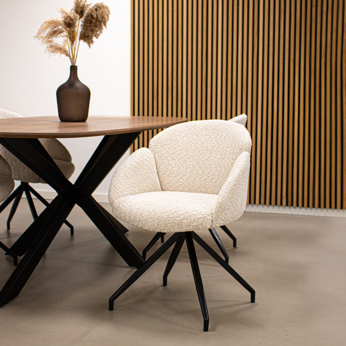 Kick draaistoel Aiko - Crème