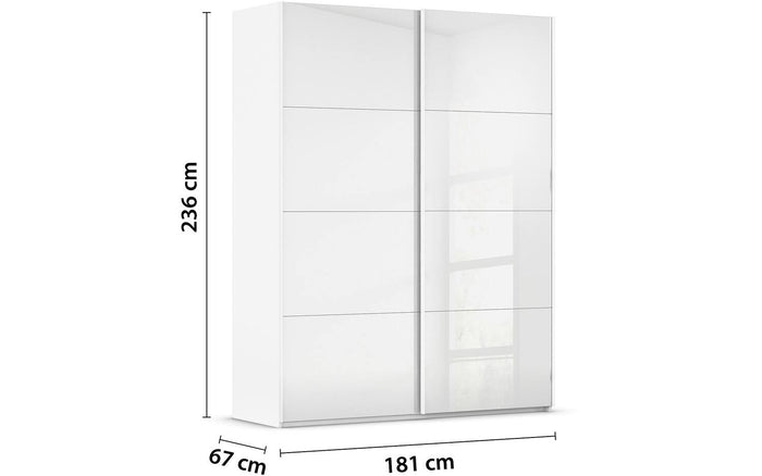 Goossens Kledingkast Finca in hoogwaardig meubelplaat