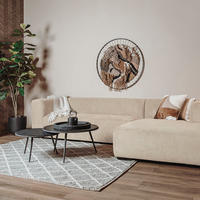 Anli-Style Tower living Glasgow 2,5-seater AL + Chaise Lounge R