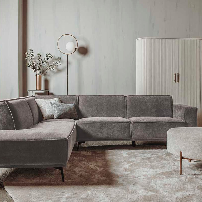 Anli-Style Tower living Leeds 2,5-seater AR + Ottoman L Moss Grey