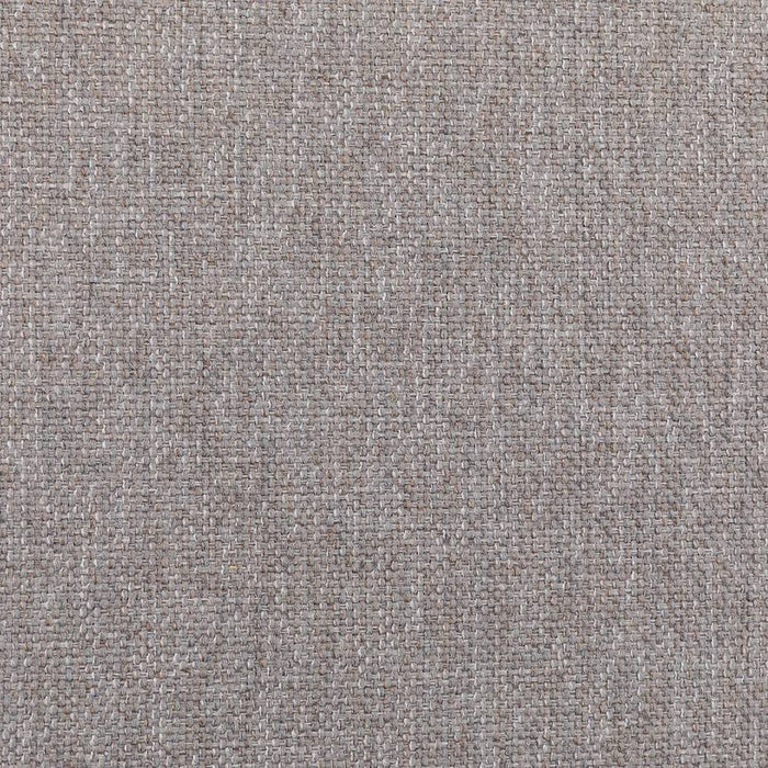 Goossens Hocker Lucca in stof grof geweven grijs