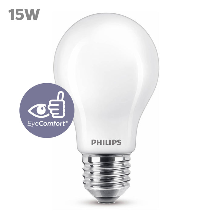 Philips LED Lamp Mat - 15 W - E27 - warmwit licht