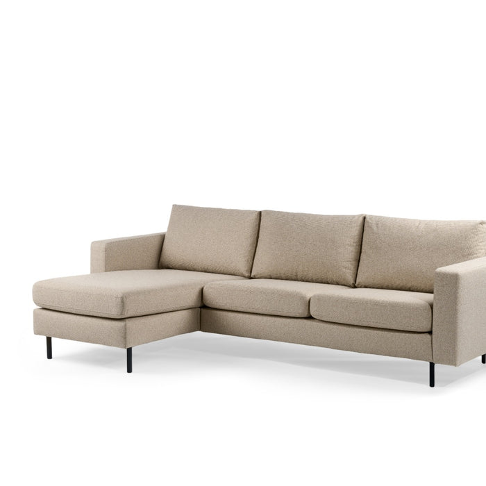 Furntastik 3 zits bank CL L+R, stof Dillon, D460 beige