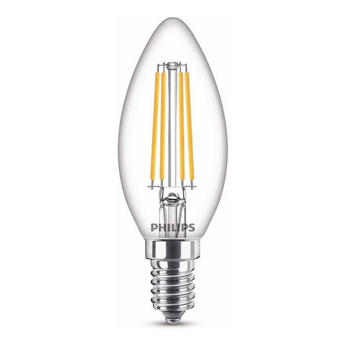 Philips LED Kaars Transparant - 25 W - E14 - Dimbaar warmwit licht