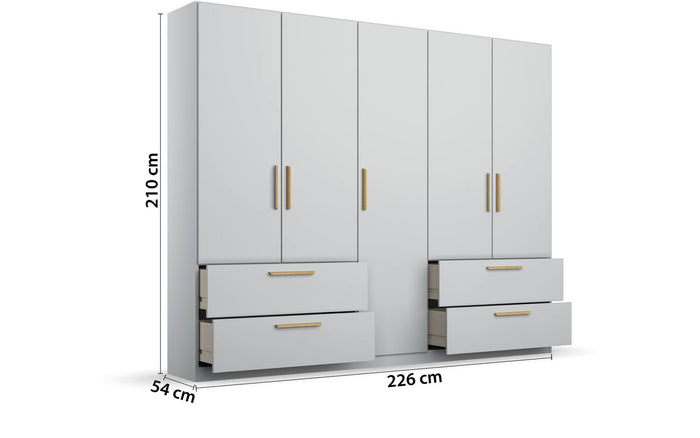 Goossens Kledingkast Skandi in