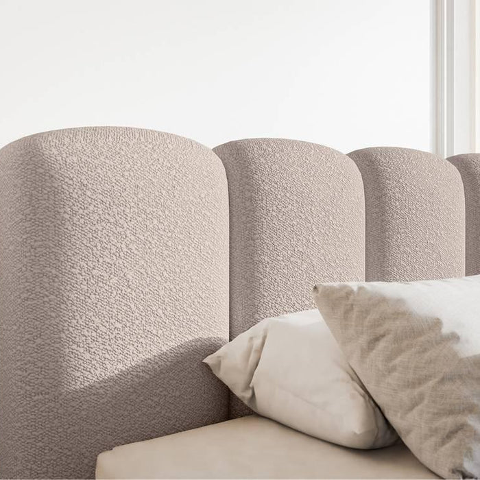 NADUVI Collection Bedframe Chloe II bouclé met opbergruimte 180 x 200