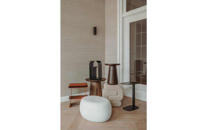 Goossens Bijzettafel Pebble, 65 x 49 cm