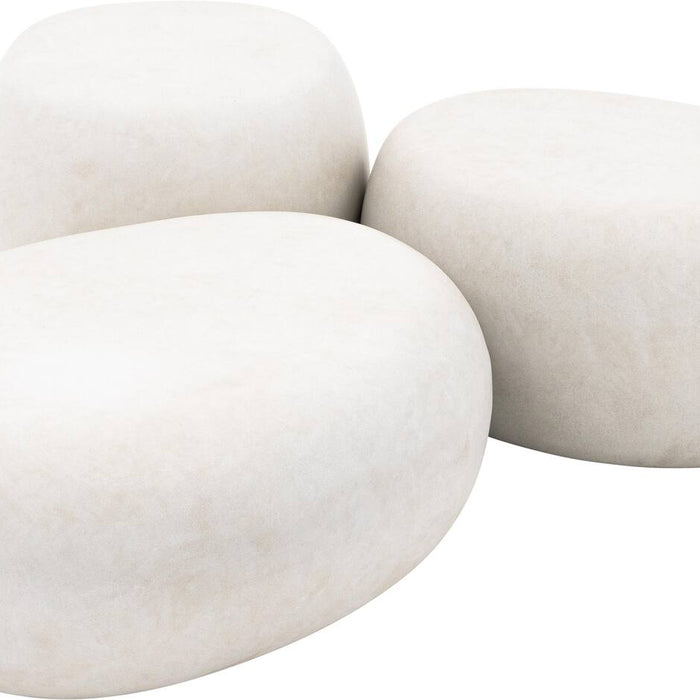 Goossens Bijzettafel Pebble, 65 x 49 cm