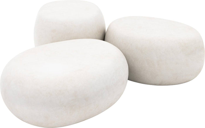 Goossens Bijzettafel Pebble, 65 x 49 cm