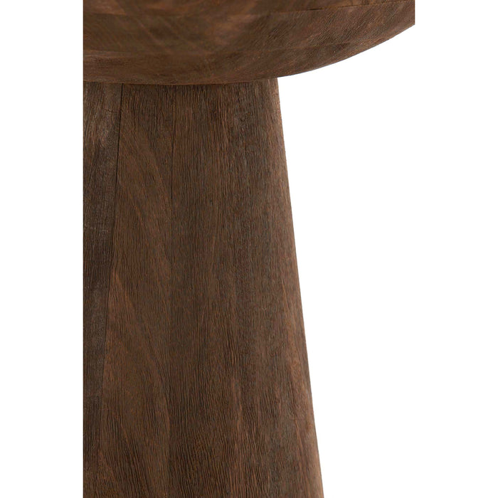 Light&living Bijzettafel 45x45x59 cm DEGO mat donker bruin