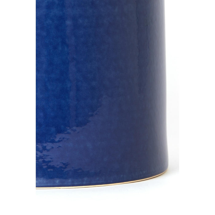 Light & Living Bijzettafel Mooca - Donkerblauw - Ø42cm