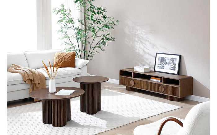 Goossens Bijzettafel Melani, 60 cm rond