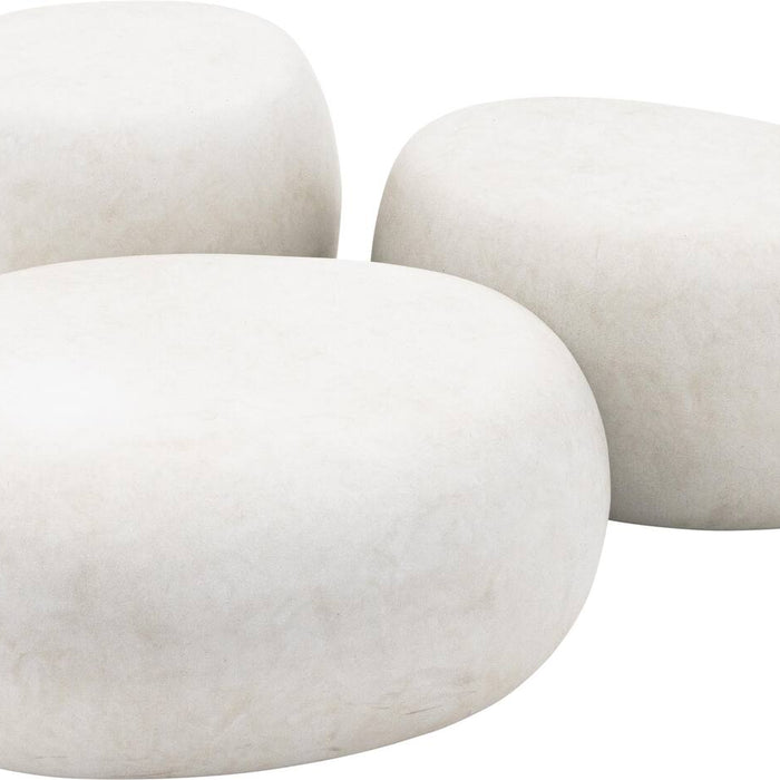 Goossens Bijzettafel Pebble, 51 x 48 cm