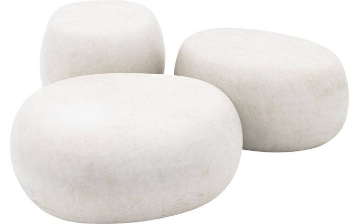 Goossens Bijzettafel Pebble, 51 x 48 cm