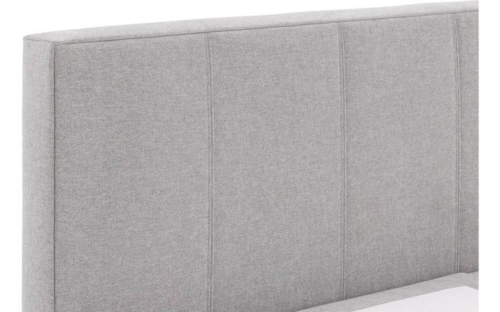 Goossens Boxspring Store met opbergruimte - grijs - 180 x 212 cm cm