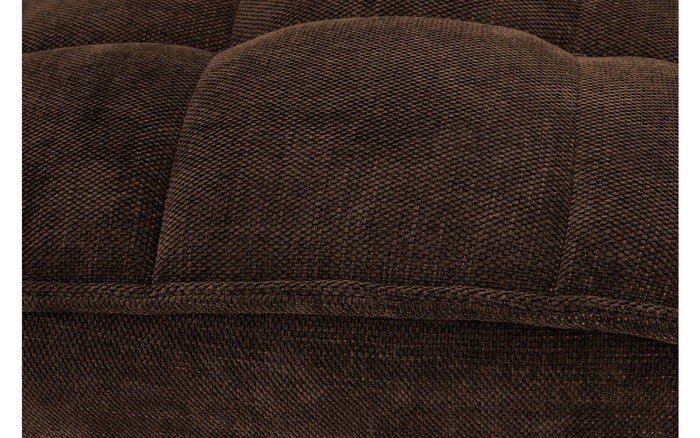 Goossens Barstoel Ronnie, Barstoel, zithoogte 72 cm - bruin Textiel