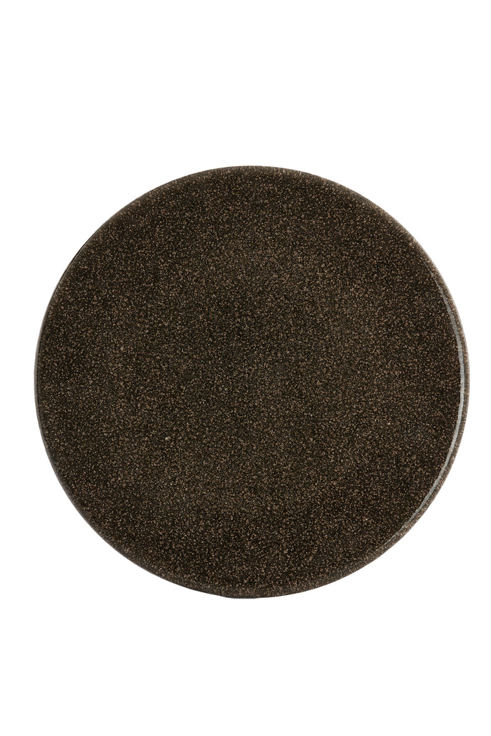 Light&living Bijzettafel Ø40,5x35,5 cm TUDO keramiek donker bruin