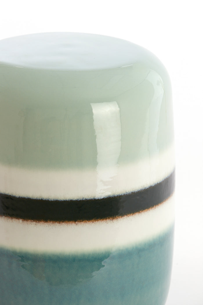 Light&living Bijzettafel Ø34x46,5 cm FRANCA keramiek groen-mint groen