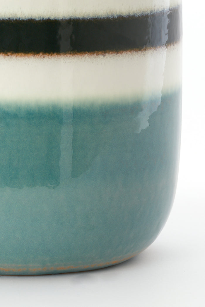 Light&living Bijzettafel Ø34x46,5 cm FRANCA keramiek groen-mint groen