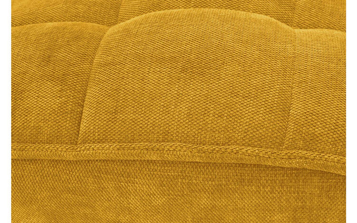 Goossens Barstoel Ronnie, Barstoel, zithoogte 72 cm - geel Textiel