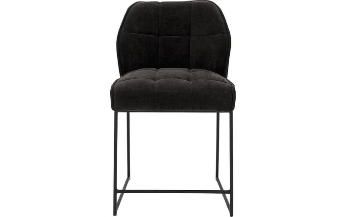 Goossens Counterstoel Ronnie, Counterstoel, zithoogte 65 cm - grijs