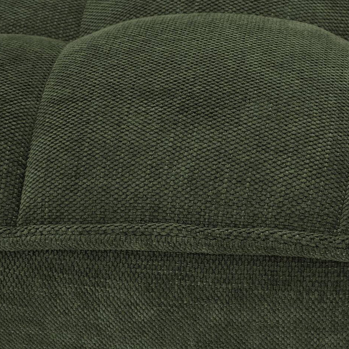 Goossens Barstoel Ronnie, Barstoel, zithoogte 72 cm - groen Textiel