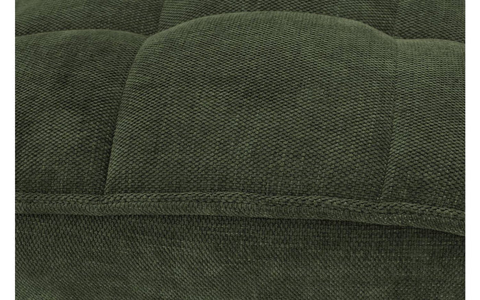 Goossens Barstoel Ronnie, Barstoel, zithoogte 72 cm - groen Textiel