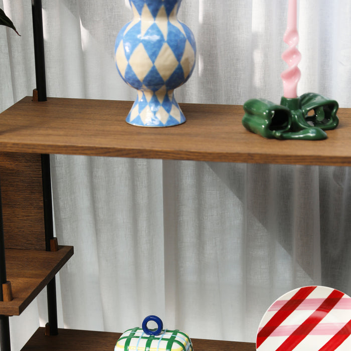 &k amsterdam Plaid Botervloot - Blauw