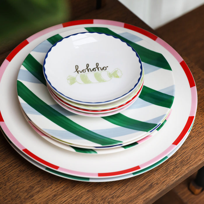 &k amsterdam Bliss Bord Ø 27 cm - Roze - Set van 2