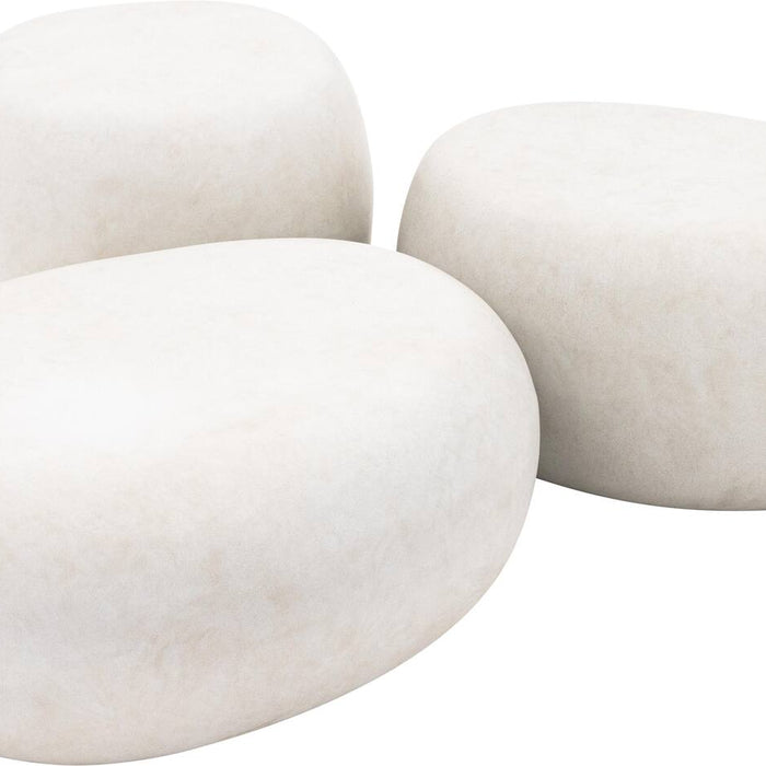 Goossens Bijzettafel Pebble, 73 x 55 cm