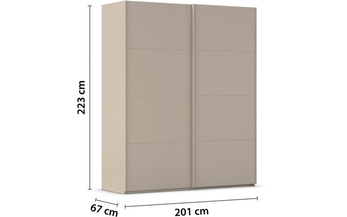 Goossens Kledingkast Finca in hoogwaardig meubelplaat