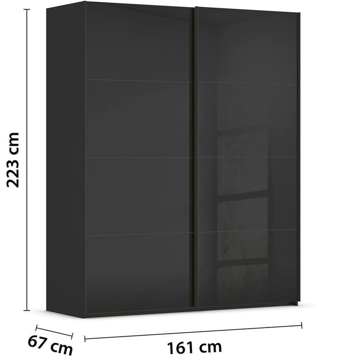 Goossens Kledingkast Finca in hoogwaardig meubelplaat