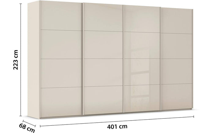 Goossens Kledingkast Finca in hoogwaardig meubelplaat