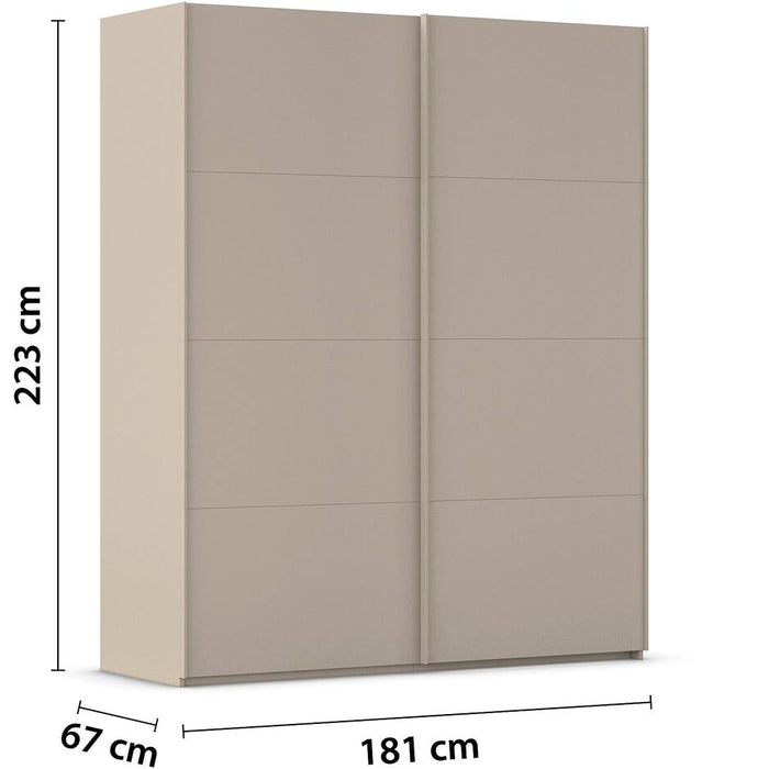 Goossens Kledingkast Finca in hoogwaardig meubelplaat