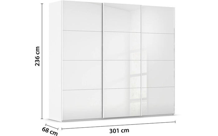 Goossens Kledingkast Finca in hoogwaardig meubelplaat