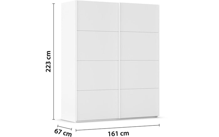Goossens Kledingkast Finca in hoogwaardig meubelplaat