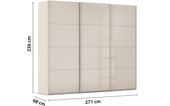 Goossens Kledingkast Finca in hoogwaardig meubelplaat