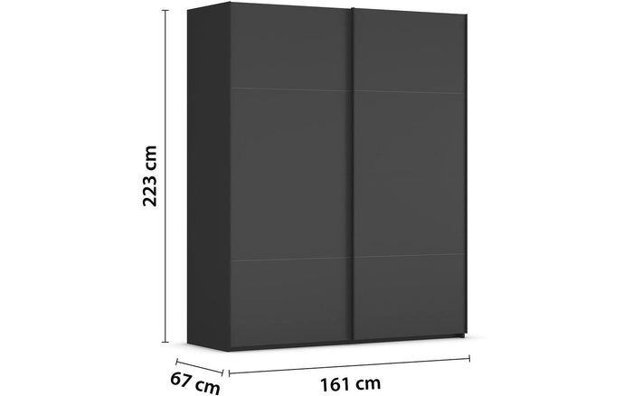 Goossens Kledingkast Finca in hoogwaardig meubelplaat