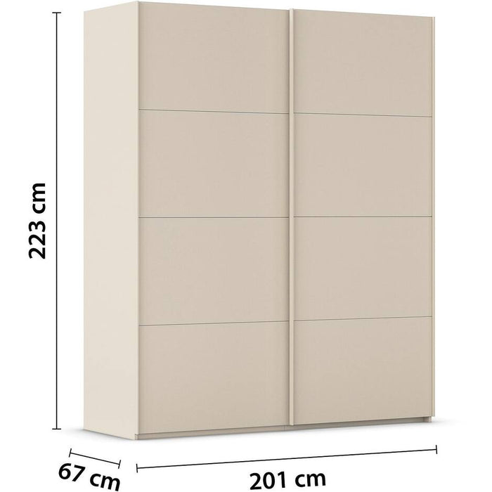 Goossens Kledingkast Finca in hoogwaardig meubelplaat