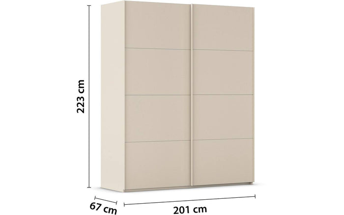 Goossens Kledingkast Finca in hoogwaardig meubelplaat