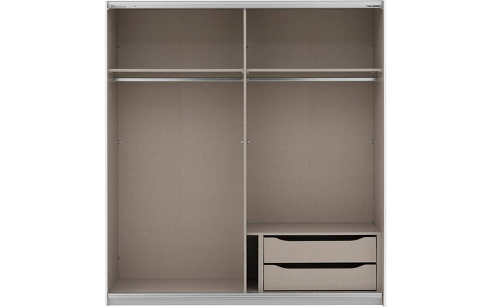 Goossens Basic Kledingkast Memphis Completo, Slaapkamerkast 181 cm